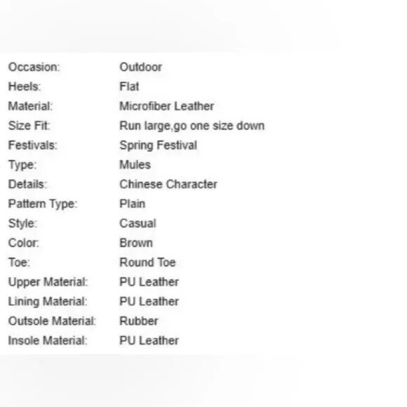 NWOT SHEIN Wide Fit Flat Mule - 9 - Picture 9 of 10